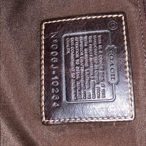 Coach Hampton Python Satchel. Serial # G06J-10264 - Picture 9 of 11